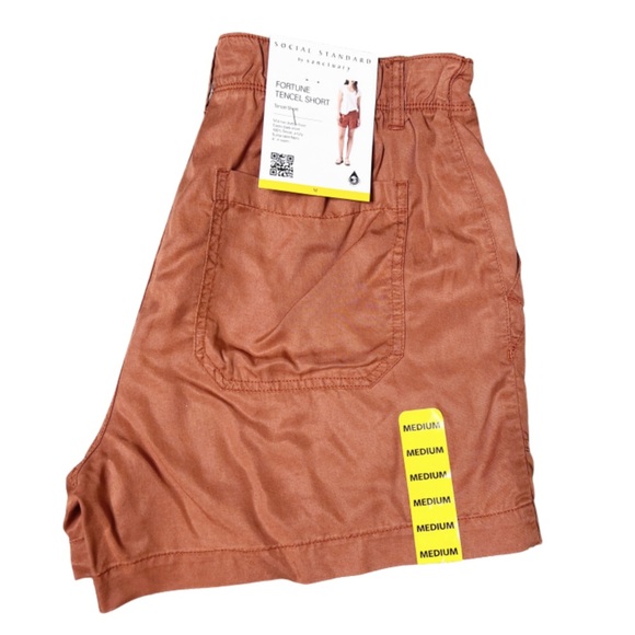 New with Tag Women’s Social Standard by Sanctuary Fortune Tencel Summer Shorts - Picture 7 of 16